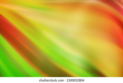Light Red, Yellow vector colorful blur background. Creative illustration in halftone style with gradient. Background for a cell phone.
