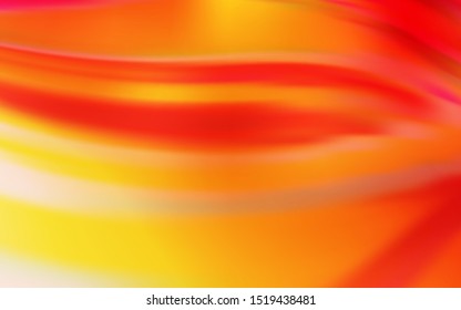 Light Red, Yellow vector colorful abstract texture. A completely new colored illustration in blur style. New design for your business.