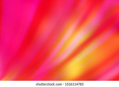 Light Red, Yellow vector colorful abstract background. Creative illustration in halftone style with gradient. Blurred design for your web site.