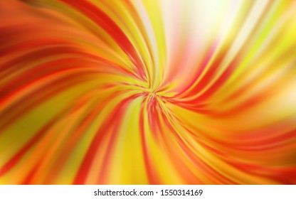 Light Red, Yellow vector colorful blur background. Abstract colorful illustration with gradient. New style for your business design.