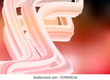 Light Red, Yellow vector colorful blur backdrop. Creative illustration in halftone style with gradient. New design for your business.