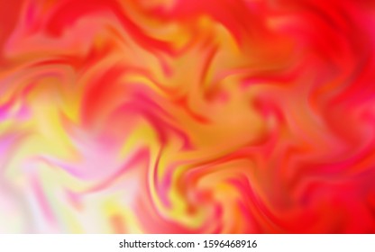 Light Red, Yellow vector colorful abstract texture. Colorful illustration in abstract style with gradient. The best blurred design for your business.