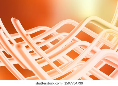 Light Red, Yellow vector colorful abstract texture. New colored illustration in blur style with gradient. Background for designs.