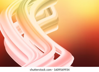 Light Red, Yellow vector colorful blur background. An elegant bright illustration with gradient. Background for designs.