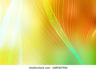 Fondo nítido de color rojo claro, vector amarillo. Nueva ilustración de color en estilo borroso con degradado. El mejor diseño borroso para su negocio.