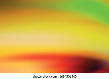 Hellrote, gelbe Vektorillustration, bunter unscharfer Hintergrund. Eine komplett neue farbige Illustration im unscharfen Stil. Neues Design für Ihr Unternehmen.