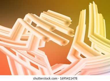 Light Red, Yellow vector colorful abstract texture. New colored illustration in blur style with gradient. Background for designs.