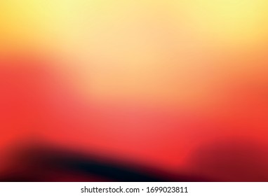 Fondo nítido de color rojo claro, vector amarillo. Ilustración abstracta de color con degradado. El mejor diseño borroso para su negocio.