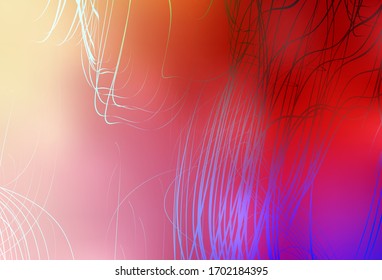 Textura abstracta de color rojo claro, vector amarillo. Ilustración abstracta brillante con diseño degradado. Antecedentes elegantes para un libro de marca.