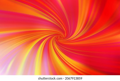 Hellroter, gelber, vektor bunter unscharfer Hintergrund. Moderne abstrakte Illustration mit Farbverlauf. Neues Design für Ihr Unternehmen.