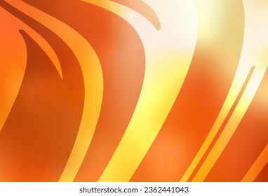 Rojo claro, amarillo vectorial colorido fondo negro. Ilustración abstracta brillante con diseño gradiente. Nuevo estilo para el diseño de su negocio.