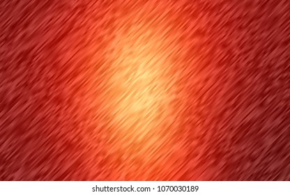 Light Red, Yellow vector cover with long lines. Modern geometrical abstract illustration with staves. The pattern can be used for websites.