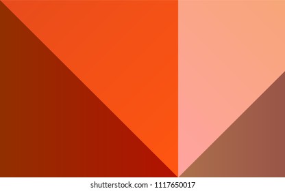 Light Red, Yellow vector cover with colorful palette. Color palette with set of colors. Pattern of colors for design of ads, posters, banners.
