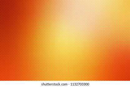 Light Red, Yellow vector cover with spots. Glitter abstract illustration with blurred drops of rain. Pattern can be used for ads, leaflets.