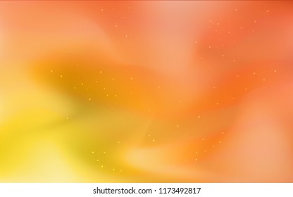 Light Red, Yellow vector cover with astronomical stars. Modern abstract illustration with Big Dipper stars. Best design for your ad, poster, banner.