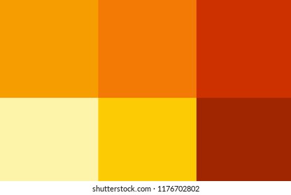 Light Red, Yellow vector cover with colorful palette. Colorful gradient set with collection of rainbow colors. Pattern of colors for designers of booklets, leaflets.