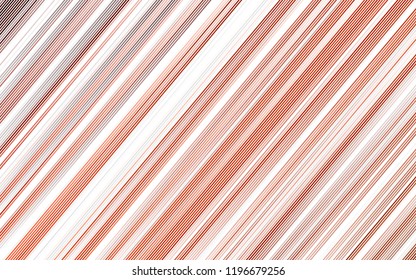 Light Red, Yellow vector cover with long lines. Lines on blurred abstract background with gradient. The pattern can be used for busines ad, booklets, leaflets