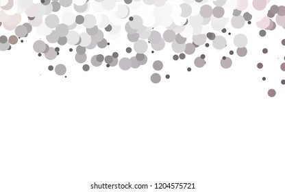 Light Red, Yellow vector cover with circles. Illustration with set of shining colorful abstract circles. Pattern for beautiful websites.