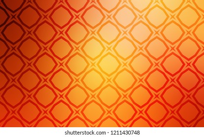 Light Red, Yellow vector cover with small and big stars. Modern geometrical abstract illustration with stars. Pattern for websites, landing pages.