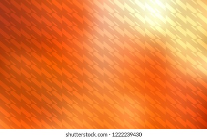 Light Red, Yellow vector cover with stright stripes. Modern geometrical abstract illustration with Lines. Smart design for your business advert.