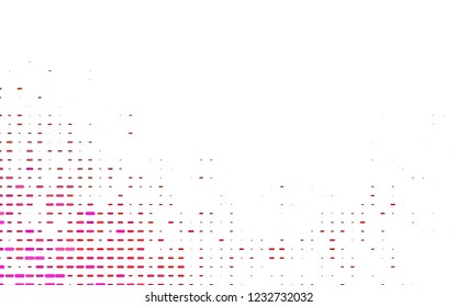 Light Red, Yellow vector cover with long lines. Decorative shining illustration with lines on abstract template. Best design for your ad, poster, banner.
