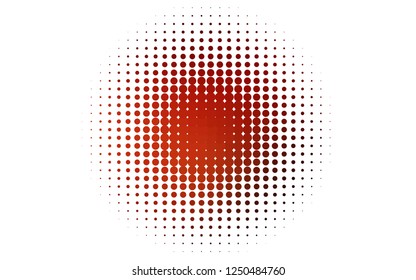Light Red, Yellow vector cover with spots. Modern abstract illustration with colorful water drops. Pattern for beautiful websites.