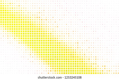 Light Red, Yellow vector cover in polygonal style. Abstract gradient illustration with rectangles. Pattern for busines ad, booklets, leaflets