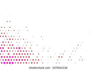 Light Red, Yellow vector cover in polygonal style. Glitter abstract illustration with rectangular shapes. Best design for your ad, poster, banner.