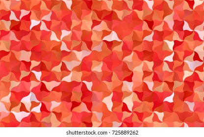 Light Red, Yellow vector crooked abstract template. blurred geometric sample with gradient.  The textured pattern can be used for background.