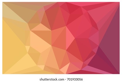 Light Red, Yellow vector diamond Pattern. Geometric Gemstone sample. Repeating template with a gem in center. Jewelry gems texture for your design. Pattern can be used for background.