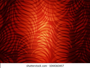 Light Red, Yellow vector doodle blurred background. Ethnic elegant natural pattern with gradient. The pattern can be used for wallpapers and coloring books.