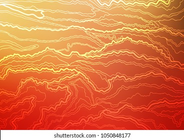 Light Red, Yellow vector doodle blurred template. Glitter abstract illustration with doodles and Zen tangles. Hand painted design for web, wrapping, wallpaper.