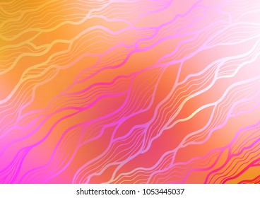 Light Red, Yellow vector doodle blurred texture. A completely new color illustration in doodle style. The pattern can be used for heads of websites and designs.