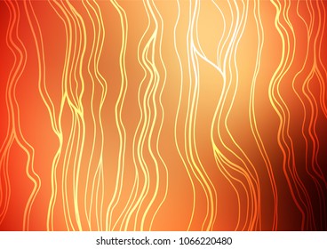 Light Red, Yellow vector doodle blurred texture. Decorative shining illustration with doodles on abstract template. Hand painted design for web, leaflet, textile.