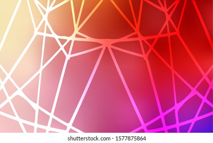 Light Red, Yellow vector doodle blurred pattern. Blurred decorative design in Indian style with lines drown by child. The elegant pattern can be used as a part of a brand book.
