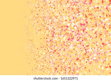 Light Red, Yellow vector doodle background with leaves. New colorful illustration in doodle style with leaves. Template for backgrounds of cell phones.