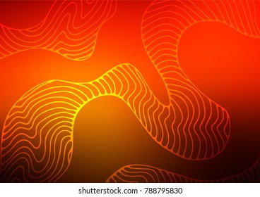 Light Red, Yellow vector doodle blurred texture. A vague abstract illustration with doodles in Indian style. The completely new template can be used for your brand book.