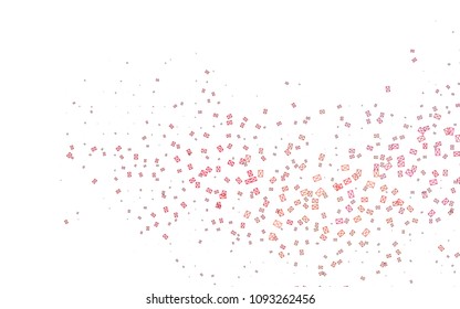 Light Red, Yellow vector geometric simple minimalistic background, which consist of triangles on white background. Triangular pattern with gradient for your business design. 