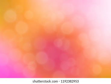 Light Red, Yellow vector glossy abstract background. Colorful illustration in blurry style with gradient. A completely new design for your business.