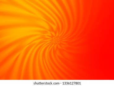 Light Red, Yellow vector glossy bokeh pattern. An elegant bright illustration with gradient. Brand new design for your business.