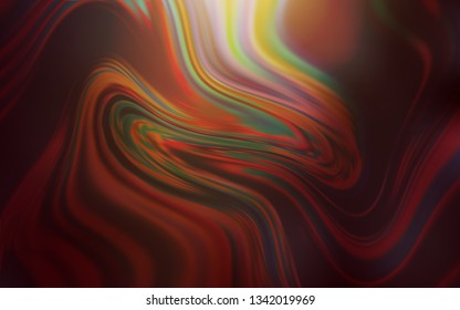 Light Red, Yellow vector glossy abstract layout. Glitter abstract illustration with gradient design. New style for your business design.