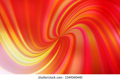 Light Red, Yellow vector glossy abstract background. An elegant bright illustration with gradient. The best blurred design for your business.