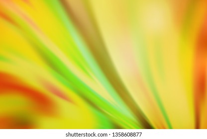 Light Red, Yellow vector glossy abstract background. New colored illustration in blur style with gradient. Background for a cell phone.