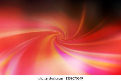 Light Red, Yellow vector glossy abstract background. Abstract colorful illustration with gradient. Completely new design for your business.