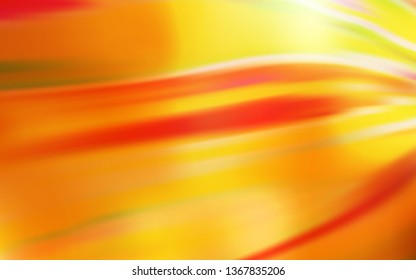 Light Red, Yellow vector glossy abstract layout. Colorful illustration in abstract style with gradient. New style for your business design.