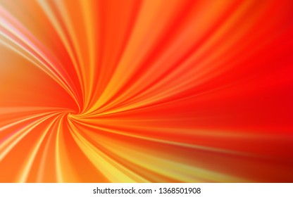 Light Red, Yellow vector glossy abstract layout. Modern abstract illustration with gradient. Completely new design for your business.
