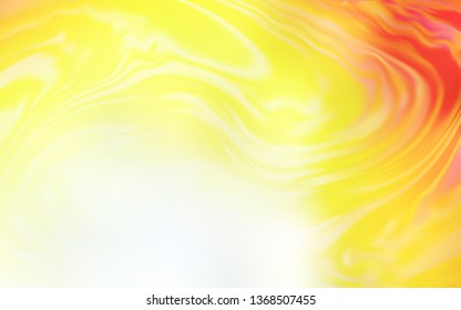 Light Red, Yellow vector glossy abstract background. A completely new colored illustration in blur style. Completely new design for your business.