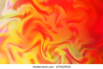 Light Red, Yellow vector glossy abstract layout. Modern abstract illustration with gradient. New design for your business.