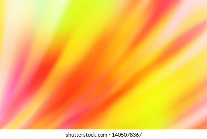 Light Red, Yellow vector glossy abstract layout. Creative illustration in halftone style with gradient. Blurred design for your web site.