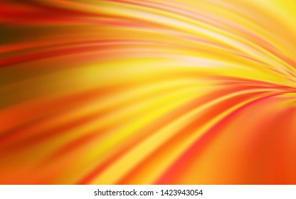 Light Red, Yellow vector glossy abstract background. New colored illustration in blur style with gradient. The best blurred design for your business.
